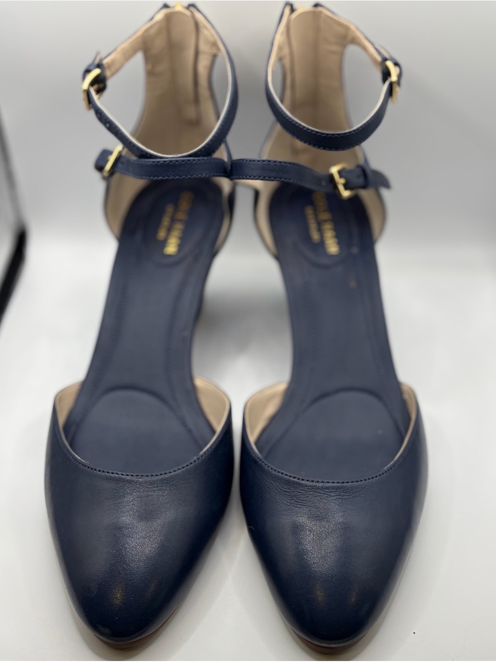 Cole Haan Maddie Wedge Double Strap Heels Size 8.5
